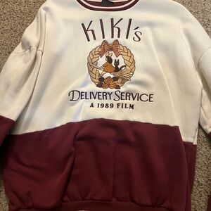 Her Universe Kiki's Delivery Service Sweater - Cream and Brown